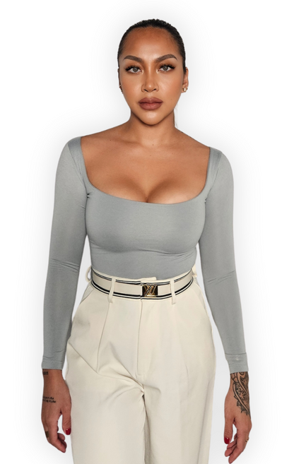 PATRICE DOUBLE LAYER LONGSLEEVE TOP