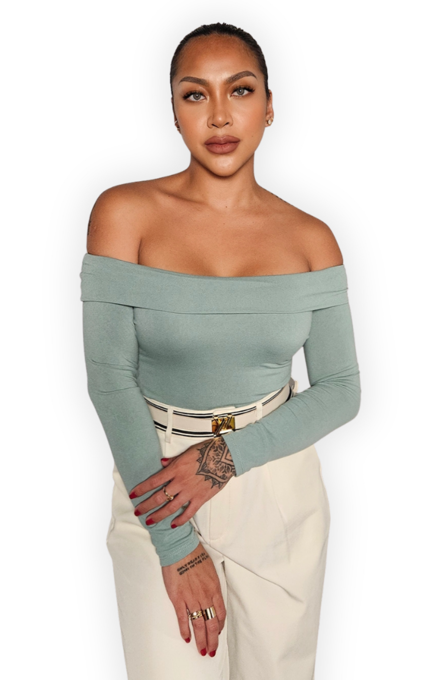 BRENDA DOUBLE LAYER OFF SHOULDER TOP