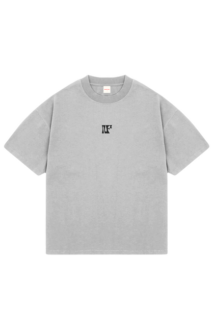 NF LOGO OVERSIZE TEE - ASH