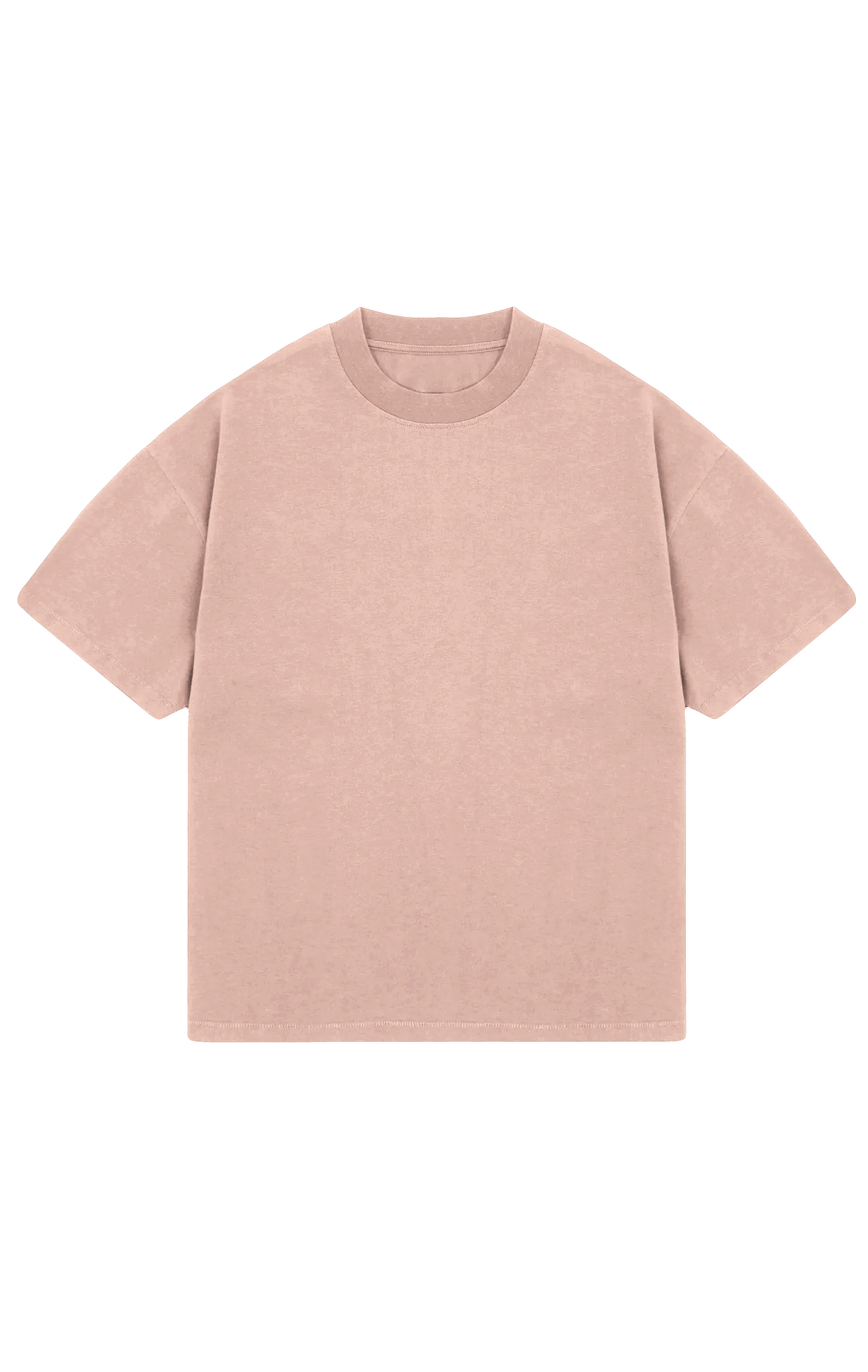 310 GSM OVERSIZE TEE - BLUSH PINK