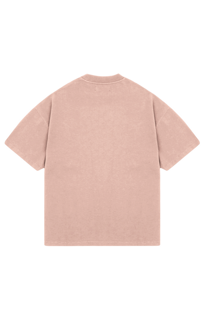 310 GSM OVERSIZE TEE - BLUSH PINK