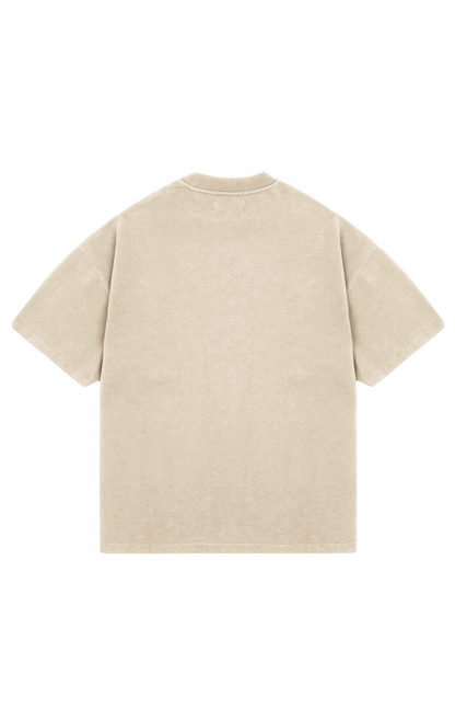 310 GSM OVERSIZE TEE - SAND