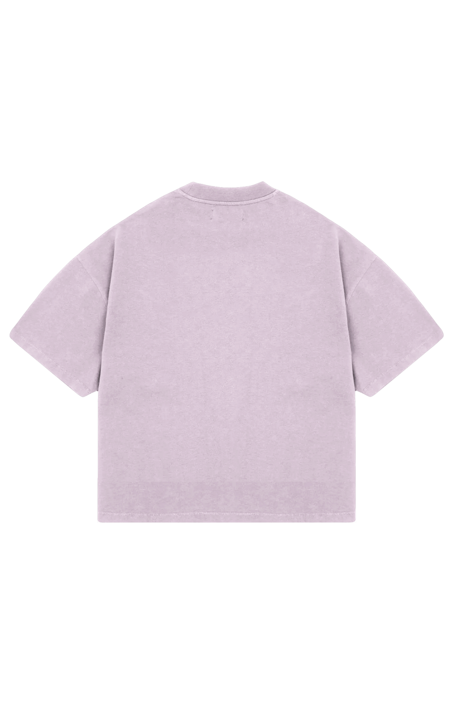 310GSM CROP OVERSIZE TEE- LILAC